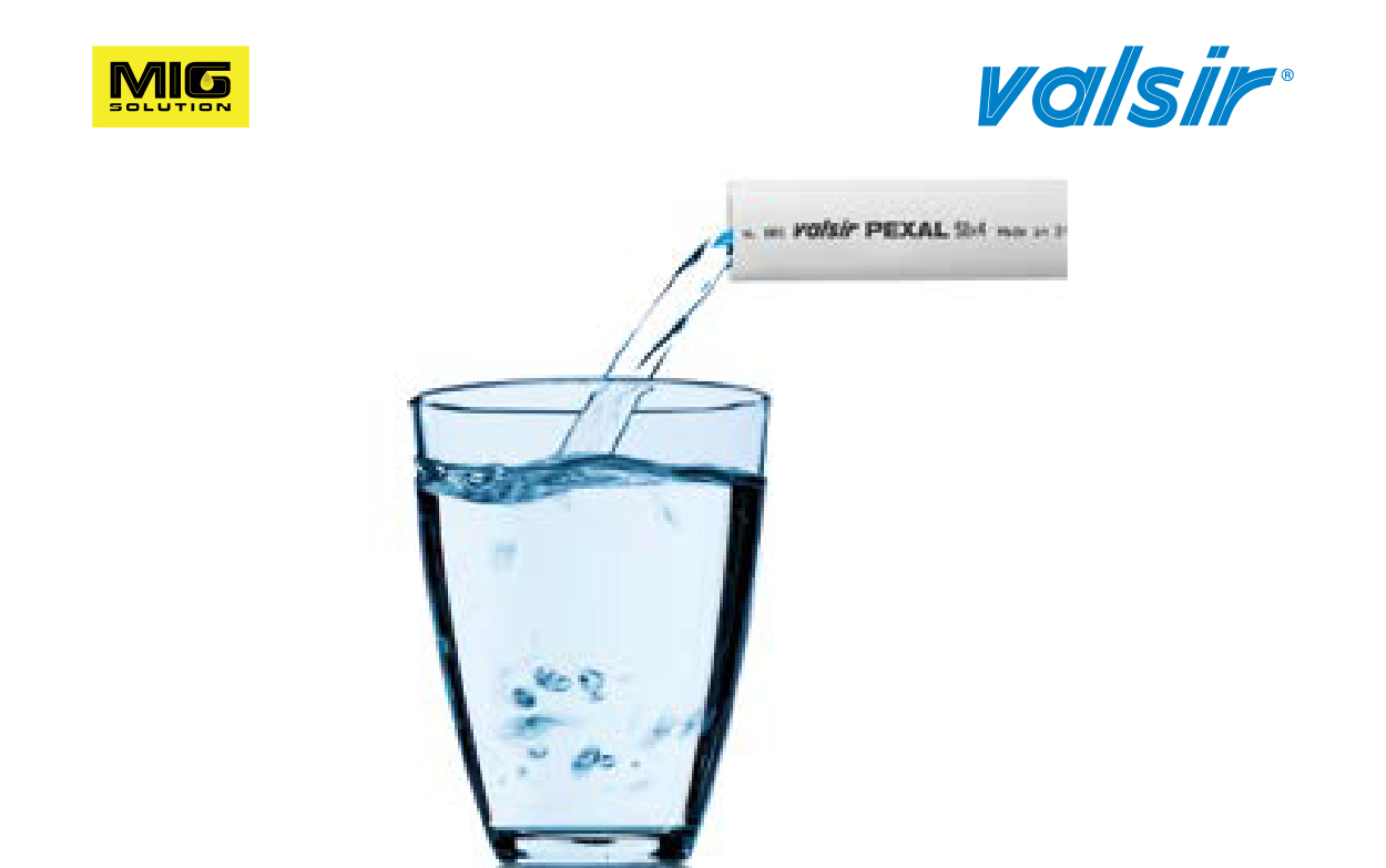 Ống nước đa lớp Valsir được chứng nhận dùng cho nước uống