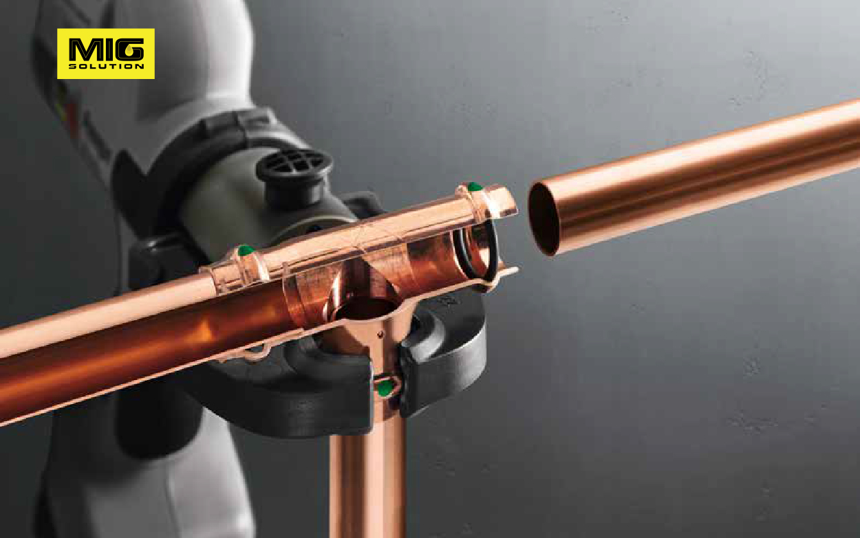 Công nghệ bấm ép của ống nước đồng đỏ chất lượng cao