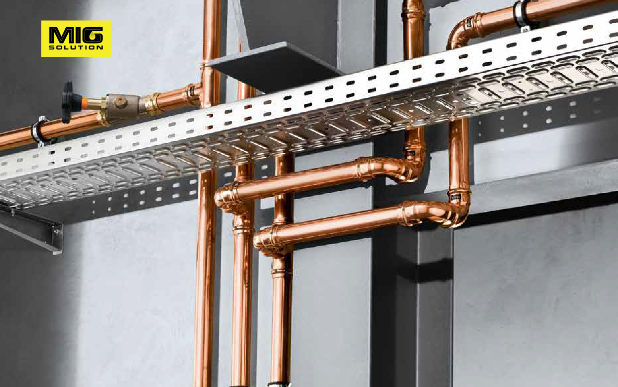 Hệ thống ống nước đồng đỏ chất lượng cao