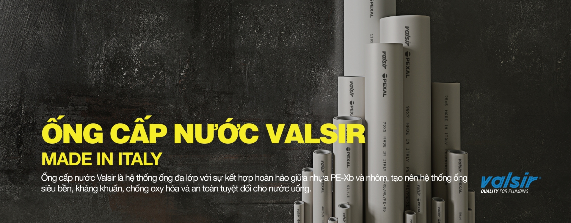 ỐNG CẤP NƯỚC ĐA LỚP VALSIR
