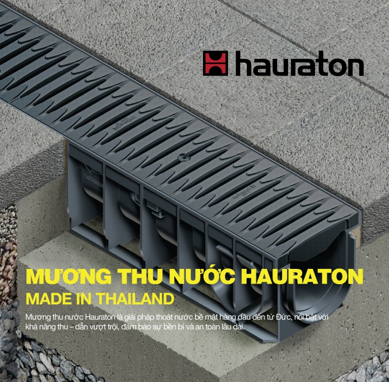 MƯƠNG THU NƯỚC LẮP GHÉP NHANH HAURATON