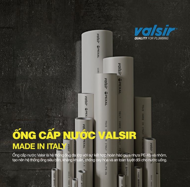 ỐNG CẤP NƯỚC ĐA LỚP VALSIR