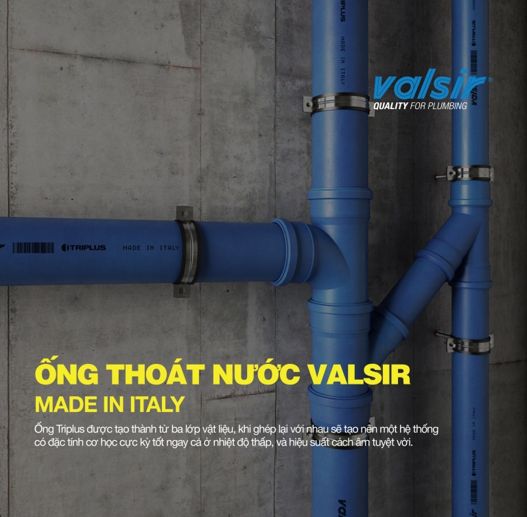 ỐNG THOÁT NƯỚC TIÊU ÂM VALSIR